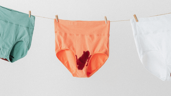 culotte menstruelle qui fuit
