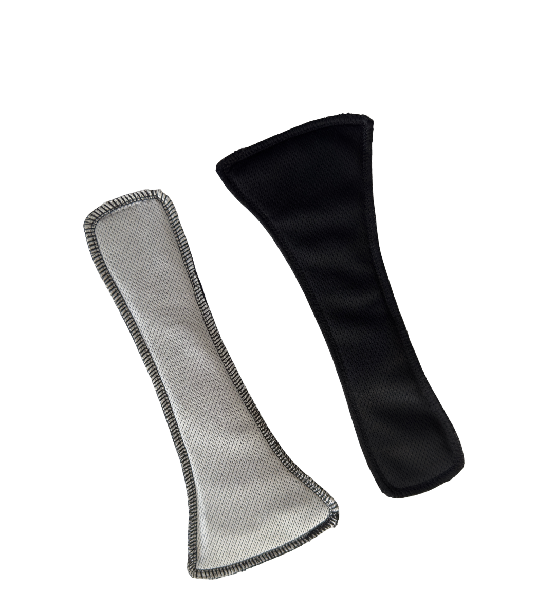 Serviettes hygiéniques agrippantes lavables DuoFlux claire et noire
